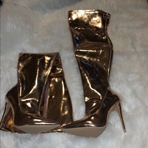 Thigh high Patent Leather Boots